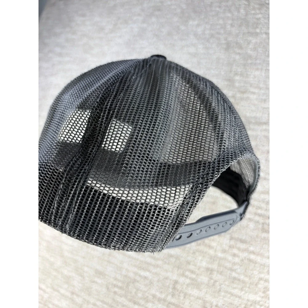 Fierce Headwear 901 Trucker Hat Pledge of Allegiance Flag Black Grey OSFM Mens